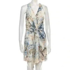 HAUTE HIPPIE SZ 8 Silk Knee-Length Dress